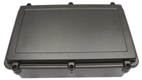 Obudowa ekranowana Czarny z kołnierzem IP67 Silikon, 262 x 182 x 90mm, RS PRO-71832