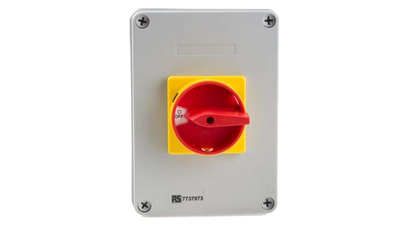 Przełącznik izolacyjny bez bezpiecznika 4-biegunowy 40 A 18,5 kW 3-fazowy IP65-13920