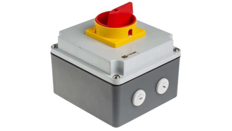 Przełącznik izolacyjny bez bezpiecznika 4-biegunowy 25 A 11 kW 3-fazowy IP65-13892