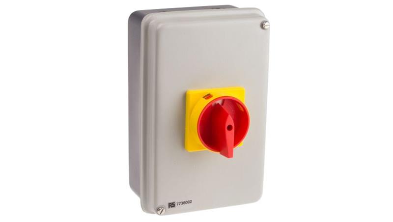 Przełącznik izolacyjny bez bezpiecznika 3-biegunowy 25 A 11 kW 3-fazowy IP54-13901