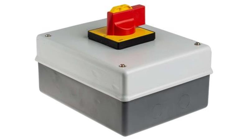 Przełącznik izolacyjny bez bezpiecznika 4-biegunowy 100 A 55 kW 3-fazowy IP54-13923