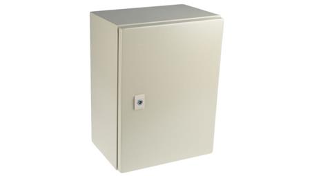 Szafka ścienna rozdzielcza RAL 7032, materiał: Stal, IP66, 400 x 300 x 210mm, RS PRO-71896