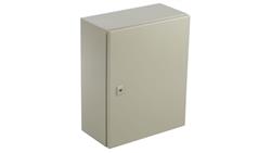 Szafka ścienna rozdzielcza RAL 7032, materiał: Stal, IP66, 500 x 400 x 210mm, RS PRO RAL 7032-71781
