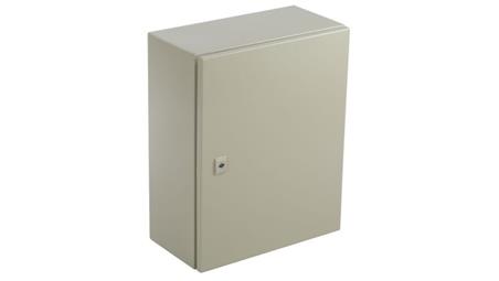 Szafka ścienna rozdzielcza RAL 7032, materiał: Stal, IP66, 500 x 400 x 210mm, RS PRO RAL 7032-71781
