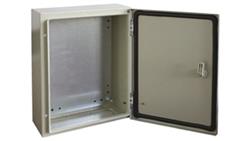 Szafka ścienna rozdzielcza RAL 7032, materiał: Stal, IP66, 400 x 600 x 210mm, RS PRO-71776
