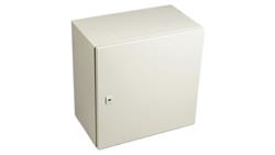 Szafka ścienna rozdzielcza RAL 7032, materiał: Stal, IP66, 500 x 500 x 300mm, RS PRO-71740