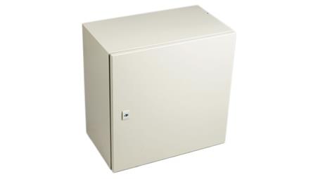 Szafka ścienna rozdzielcza RAL 7032, materiał: Stal, IP66, 500 x 500 x 300mm, RS PRO-71740