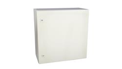 Szafka ścienna rozdzielcza RAL 7032, materiał: Stal, IP66, 600 x 600 x 300mm, RS PRO-71926