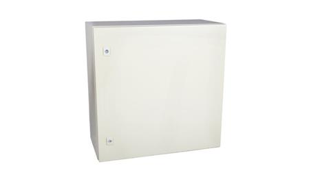 Szafka ścienna rozdzielcza RAL 7032, materiał: Stal, IP66, 600 x 600 x 300mm, RS PRO-71926