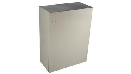 Szafka ścienna rozdzielcza RAL 7032, materiał: Stal, IP66, 800 x 600 x 300mm, RS PRO-71768