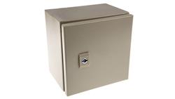 Szafka ścienna rozdzielcza RAL 7032, materiał: Stal, IP66, 200 x 200 x 150mm, RS PRO-71590