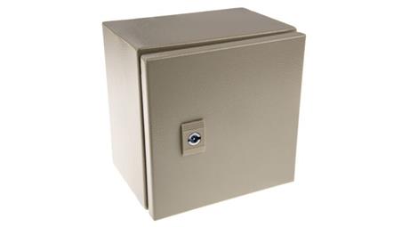 Szafka ścienna rozdzielcza RAL 7032, materiał: Stal, IP66, 200 x 200 x 150mm, RS PRO-71590