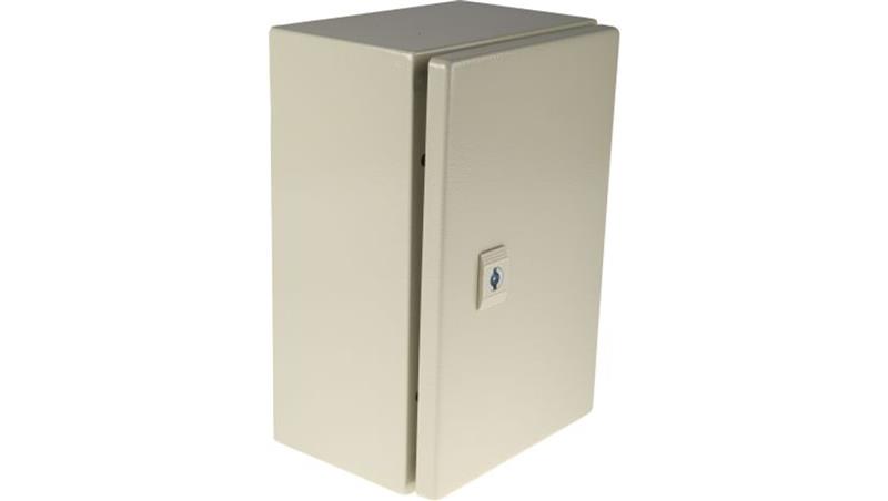 Szafka ścienna rozdzielcza RAL 7032, materiał: Stal, IP66, 300 x 200 x 150mm, RS PRO-71650 Szafka ścienna rozdzielcza RAL 7032, materiał: Stal, IP66, 300 x 200 x 150mm, RS PRO-71650