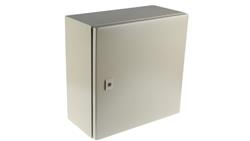 Szafka ścienna rozdzielcza RAL 7032, materiał: Stal, IP66, 400 x 400 x 200mm, RS PRO-71732
