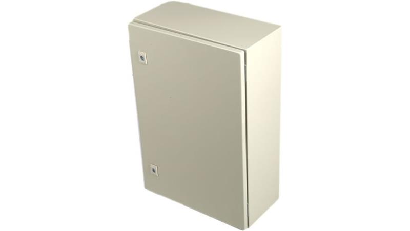 Szafka ścienna rozdzielcza RAL 7032, materiał: Stal, IP66, 600 x 400 x 200mm, RS PRO-71700