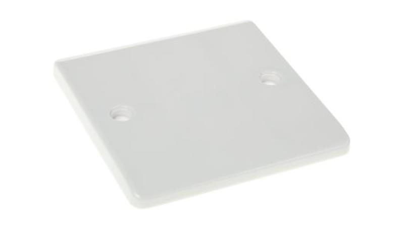 Mocowanie elektroinstalacyjne, kolor biały, 1-krotna, materiał UF, 85.6 x 85.6 x 7.4mm, RS PRO-38587 Mocowanie elektroinstalacyjne, kolor biały, 1-krotna, materiał UF, 85.6 x 85.6 x 7.4mm, RS PRO-38587