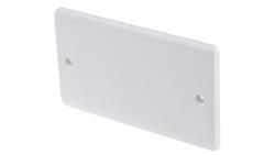 Mocowanie elektroinstalacyjne, kolor biały, 2-krotna, materiał UF, RS PRO-38586