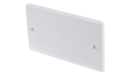 Mocowanie elektroinstalacyjne, kolor biały, 2-krotna, materiał UF, RS PRO-38586