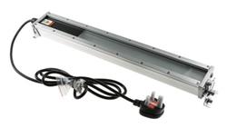 Lampa przemysłowa 24 W 514 mm Liniowe stałe Typ G, brytyjskie BS1363, RS PRO-59445