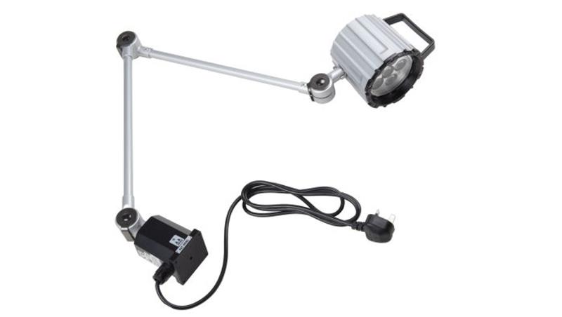 Lampa przemysłowa 12 W, zasięg 400mm Ramię przegubowe Typ G, brytyjskie BS1363, RS PRO-59463 Lampa przemysłowa 12 W, zasięg 400mm Ramię przegubowe Typ G, brytyjskie BS1363, RS PRO-59463