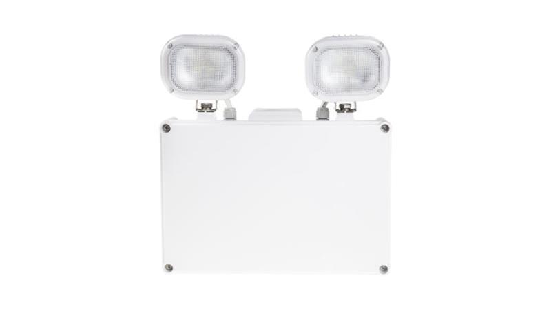 Oświetlenie awaryjne IP65 Podwójne punktowe 2 x 7,5 W LED-57290 Oświetlenie awaryjne IP65 Podwójne punktowe 2 x 7,5 W LED-57290