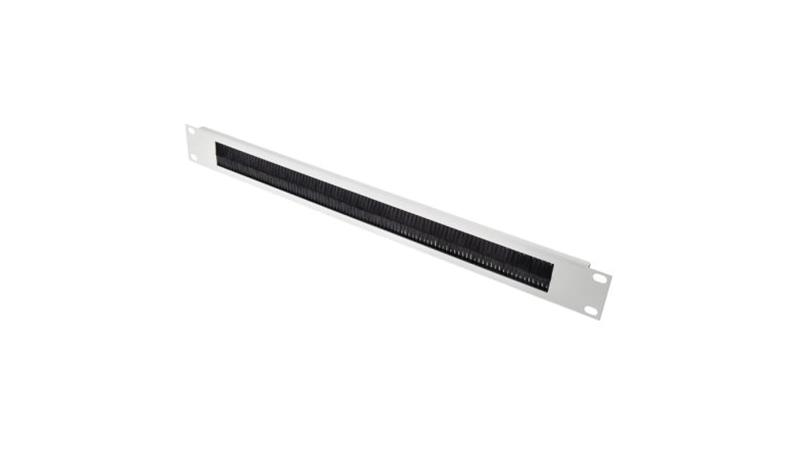 Panel przelotowy, Panel wejścia kabli, do użytku z: Moduł Rack 1U, materiał: Stal, 483 mm x 10 mm x 1 Ucal-63480 Panel przelotowy, Panel wejścia kabli, do użytku z: Moduł Rack 1U, materiał: Stal, 483 mm x 10 mm x 1 Ucal-63480