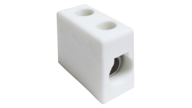 10mm2 Złącze wtykowe do druku Biały 1-żyłowe, Wkręcane, 450 V Śruba-64543