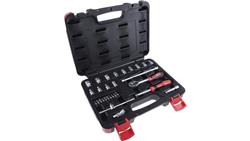 Zestaw nasadek 29 Piece 1/4 cala Kwadratowy Drive RS PRO-81266