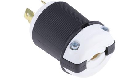 Wtyk sieciowy, 30A, 250 V AC, 2P+E NEMA L6 - 30P, RS PRO-10927
