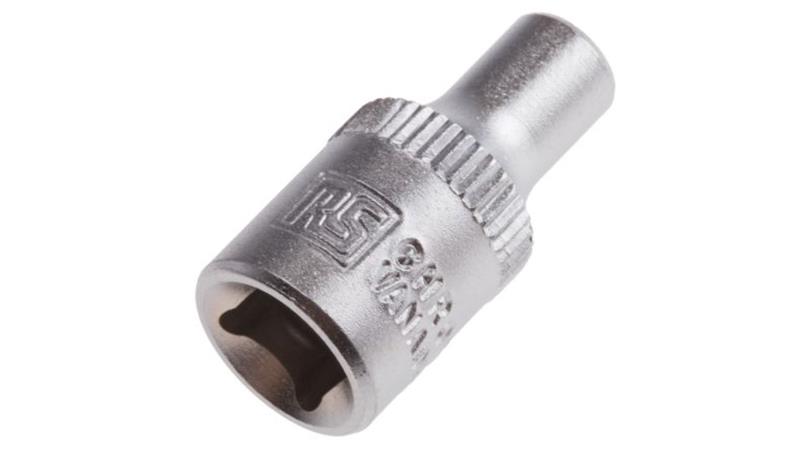 Nasadka sześciokątna z gniazdem 1/4 cala 4mm RS PRO-81293