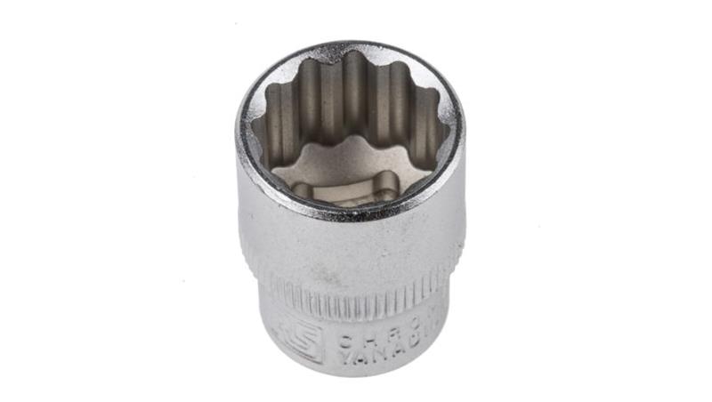 Nasadka dwunastokątna z gniazdem 3/8 cala 16mm RS PRO-81332 Nasadka dwunastokątna z gniazdem 3/8 cala 16mm RS PRO-81332