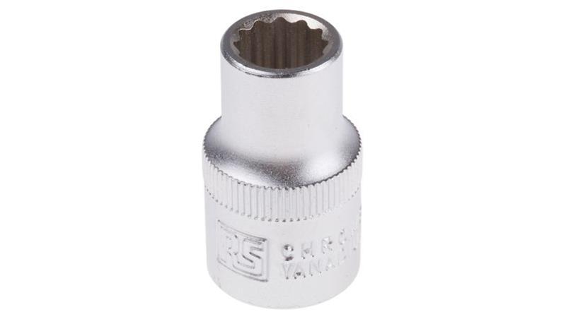 Nasadka dwunastokątna z gniazdem 1/2 cala 11mm RS PRO-81284 Nasadka dwunastokątna z gniazdem 1/2 cala 11mm RS PRO-81284