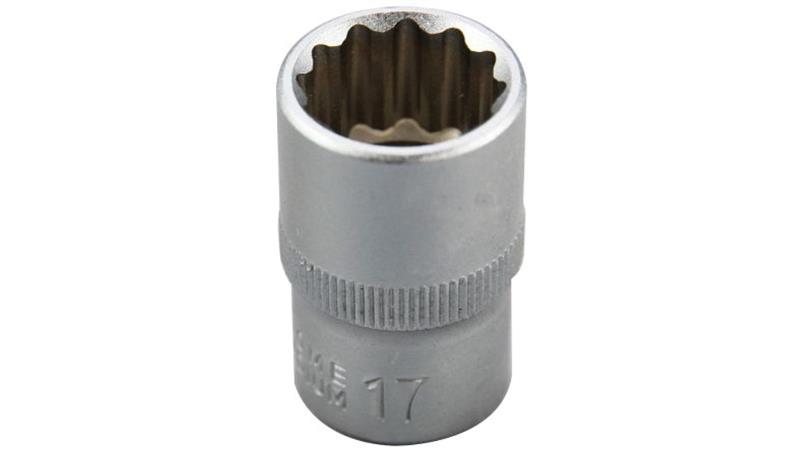 Nasadka dwunastokątna z gniazdem 1/2 cala 17mm RS PRO-81231 Nasadka dwunastokątna z gniazdem 1/2 cala 17mm RS PRO-81231