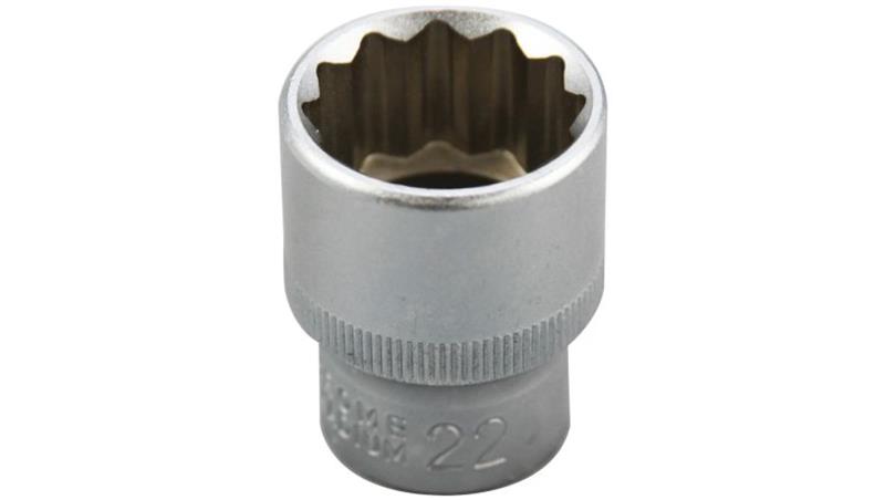 Nasadka dwunastokątna z gniazdem 1/2 cala 22mm RS PRO-81285 Nasadka dwunastokątna z gniazdem 1/2 cala 22mm RS PRO-81285