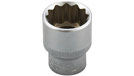 Nasadka dwunastokątna z gniazdem 1/2 cala 22mm RS PRO-81285