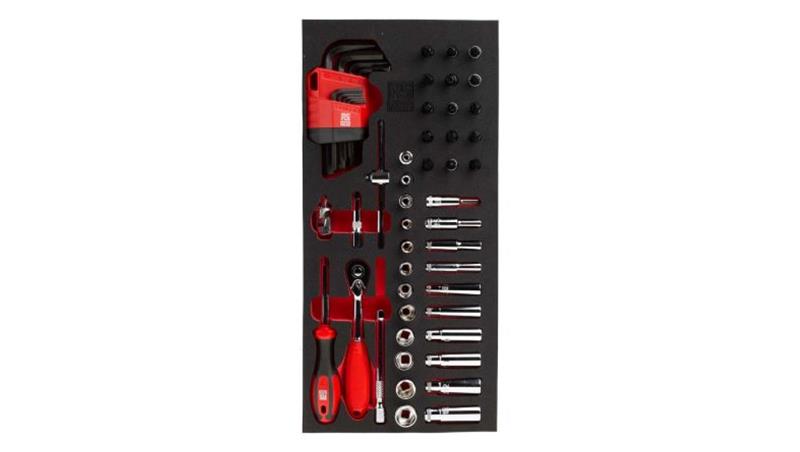 Zestaw nasadek 52 Piece 1/4 cala Kwadratowy Drive RS PRO-81326 Zestaw nasadek 52 Piece 1/4 cala Kwadratowy Drive RS PRO-81326