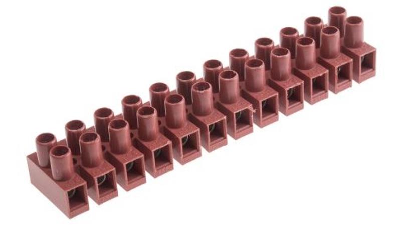 1.5mm2 Złącze wtykowe do druku Ciemnobrązowy 12-żyłowe, Śruba, 450 V Montaż na kablu Tak-64569