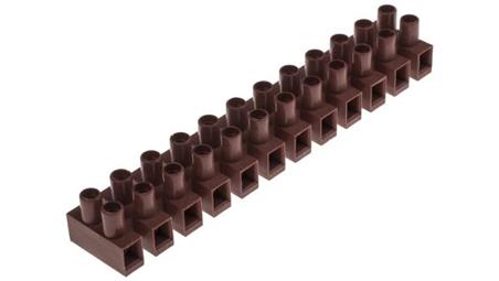 2.5mm2 Złącze wtykowe do druku Ciemnobrązowy 12-żyłowe, Śruba, 450 V Montaż na kablu Tak-64570