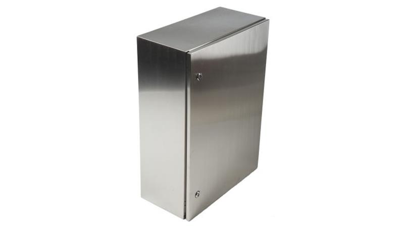 Szafka ścienna rozdzielcza, materiał: Stal nierdzewna typu 304, IP66, 500 x 700 x 250mm, RS PRO-71669 Szafka ścienna rozdzielcza, materiał: Stal nierdzewna typu 304, IP66, 500 x 700 x 250mm, RS PRO-71669