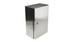 Szafka ścienna rozdzielcza, materiał: Stal nierdzewna typu 304, IP66, 400 x 500 x 250mm, RS PRO-70935