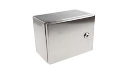 Szafka ścienna rozdzielcza, materiał: Stal nierdzewna typu 304, IP66, 240 x 180 x 150mm, RS PRO-70934