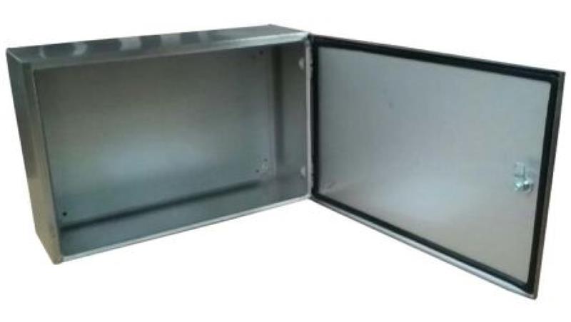 Szafka ścienna rozdzielcza, materiał: Stal nierdzewna typu 304, IP66, 480 x 360 x 150mm, RS PRO-70930