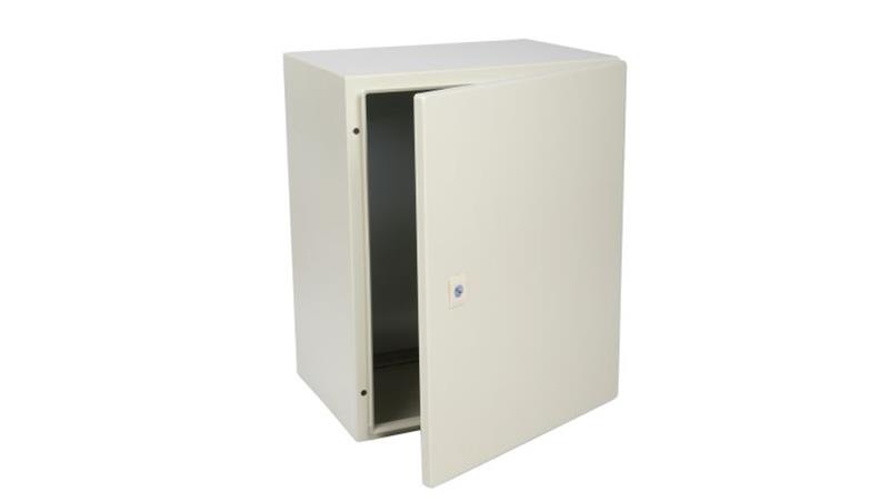 Szafka ścienna rozdzielcza RAL 7032, materiał: Stal, IP66, 400 x 500 x 300mm, RS PRO-71935 Szafka ścienna rozdzielcza RAL 7032, materiał: Stal, IP66, 400 x 500 x 300mm, RS PRO-71935