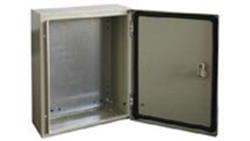 Szafka ścienna rozdzielcza RAL 7032, materiał: Stal, IP66, 800 x 800 x 300mm, RS PRO-70936