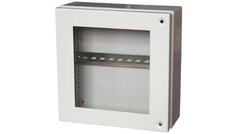 Puszka elektroinstalacyjna, 200 x 200 x 120mm, IP65, kolor Szary, materiał Stal, 0-wejściowa, RS PRO-27639 Puszka elektroinstalacyjna, 200 x 200 x 120mm, IP65, kolor Szary, materiał Stal, 0-wejściowa, RS PRO-27639