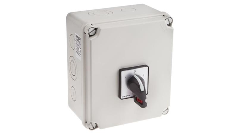 Przełącznik przełączający 2-biegunowy 25 A 15 kW IP65-13910