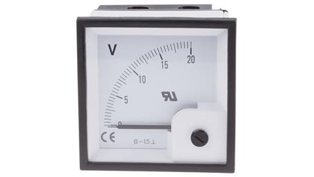 Woltomierz analogowy DC -25C do +50C 68 x 68 mm RS PRO-8175