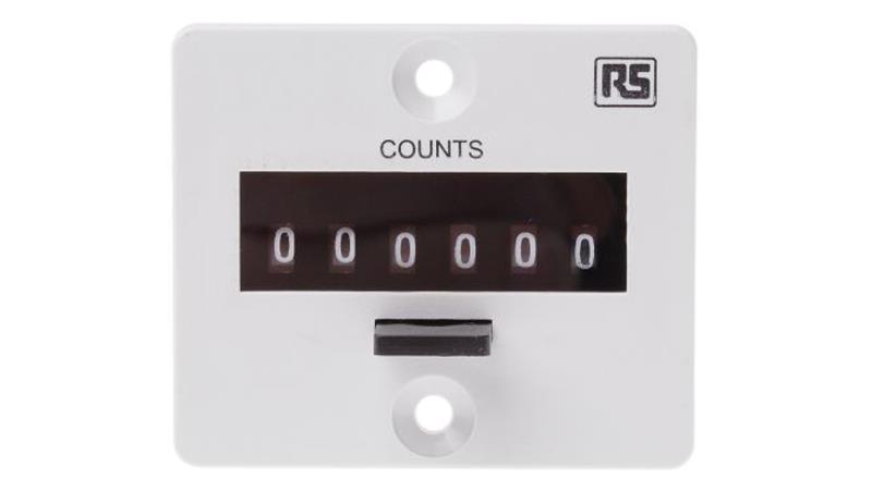 Licznik impulsów Cyfrowe 6-cyfrowy 24 V DC RS PRO-4376