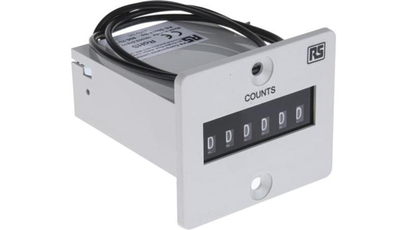 Licznik impulsów Cyfrowe 6-cyfrowy 220 V DC RS PRO-4375