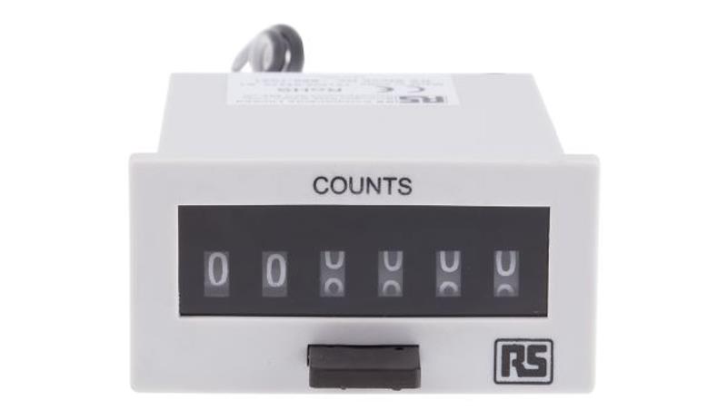 Licznik impulsów Cyfrowe 6-cyfrowy 12 V DC RS PRO-4402